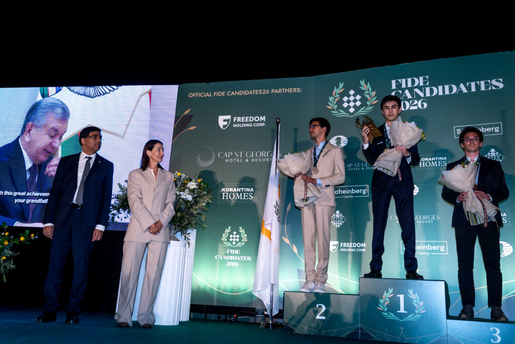 Read more about the article With a brilliant closing ceremony, the “FIDE Candidates Tournament 2026”, the most important event in the World Chess Championship cycle, concluded at the “Cap St Georges Hotel & Resort” in beautiful Cyprus, attracting international interest.